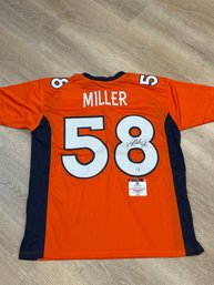 Von Miller Autographed Jersey With COA