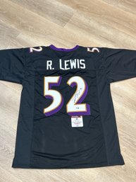 Ray Lewis Autographed Jersey With COA