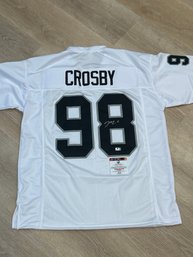 Maxx Crosby Autographed Jersey With COA