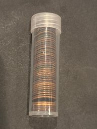 Assorted Wheat Penny Tube. 1910s