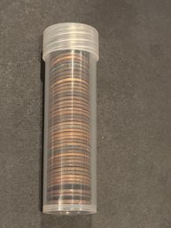 Assorted Wheat Penny Tube. 1910s