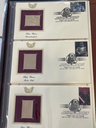 Golden Replicas Of United States Stamps 22kt Gold - Lot Of 3