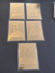 Star Trek Gold Card  Lot Of 5