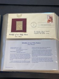 Golden Replicas Of United States Stamps 22kt Gold - Lot Of 6