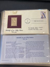 Golden Replicas Of United States Stamps 22kt Gold - Lot Of 6