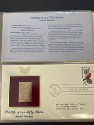 Golden Replicas Of United States Stamps 22kt Gold - Lot Of 6