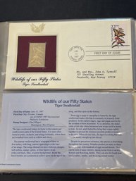 Golden Replicas Of United States Stamps 22kt Gold - Lot Of 6