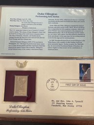 Golden Replicas Of United States Stamps 22kt Gold - Lot Of 6