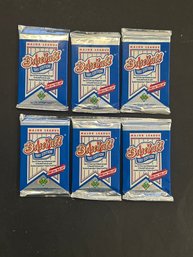 1991 Upper Deck Baseball Cards Lot Of (6)