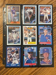 Lot Of (18) Assorted 1980s NY Mets Baseball Cards