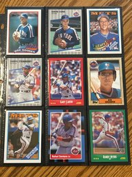 Lot Of (18) Assorted 1980s NY Mets Baseball Cards