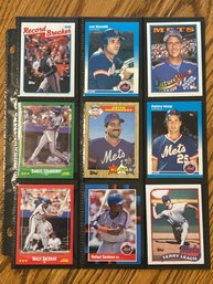 Lot Of (18) Assorted 1980s NY Mets Baseball Cards