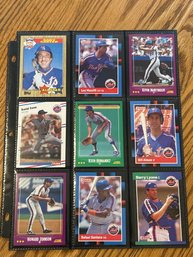Lot Of (18) Assorted 1980s NY Mets Baseball Cards