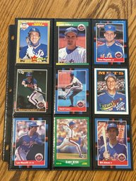 Lot Of (18) Assorted 1980s NY Mets Baseball Cards