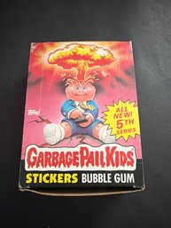 1986 Topps Garbage Pail Kids Original 4th Series Wax Pack Empty Box