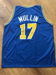 Chris Mullin Autograghed Jersey  With COA!