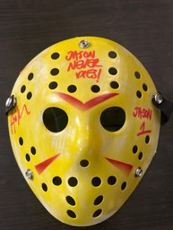 Friday The 13th Jason Actor Signed Mask With COA
