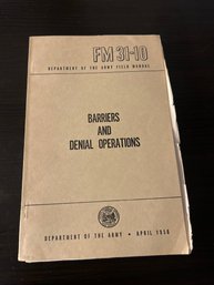 Vintage 1956 Army Manual