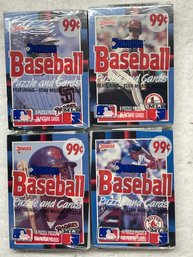 1988 Donruss Cello Packs Lot Of - 4