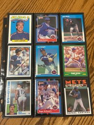 Lot Of (18) Assorted 1980s NY Mets Baseball Cards
