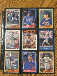 Lot Of (18) Assorted 1980s NY Mets Baseball Cards