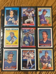 Lot Of (18) Assorted 1980s NY Mets Baseball Cards