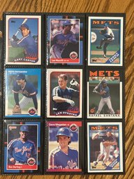 Lot Of (18) Assorted 1980s NY Mets Baseball Cards