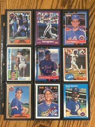Lot Of (18) Assorted 1980s NY Mets Baseball Cards