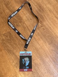 Greg Gutfeld 2026 Tour Exclusive V.I.P  Lanyard