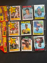 1986 Topps Baseball Rack Pack Lot Of 3