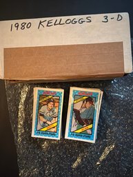 1980 Kellogg's 3-D  Complete Baseball Set (60/60) NRMT