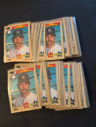 1987 Topps Baseball Card Don Mattingly Bulk Dealer Lot Of 50