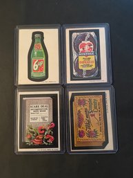 1973 Wacky Packages Card Lot Of 4