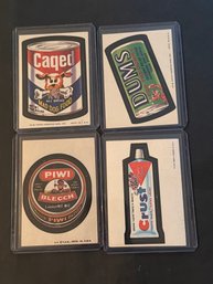 1973 Wacky Packages Card Lot Of 4
