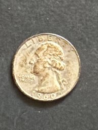 1960 Washington Quarter US Coin