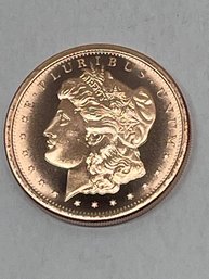 1 Oz Copper Round - Morgan Dollar