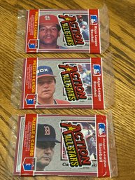 1983 Donruss Action All Stars Lot Of (3) Unopened Packs.