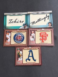 2011 2012 Topps Historical Stitches Lot Of 5