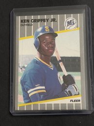 1989 Fleer Baseball Card Ken Griffey Jr