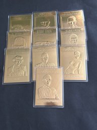 Star Trek Gold Card  Lot Of 10