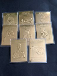 Star Trek Gold Card  Lot Of 8