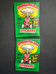 1986 Topps Garbage Pail Kids Original 3rd Series BBCE Sealed Wax Packs Lot Of 4