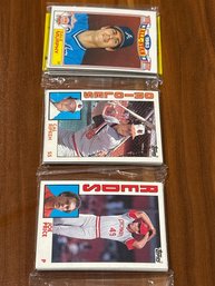 1984 Topps Baseball Rack Pack With Cal Ripken On Top!