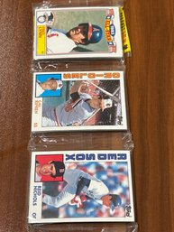 1984 Topps Baseball Rack Pack With Cal Ripken Showing On Top AND Pete Rose Showing On Bottom!