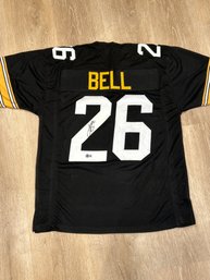 LeVeon Bell Autographed  Jersey With COA