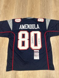 Danny Amendola Autographed Patriots Jersey With COA
