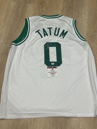 Jason Tatum Autograghed Jersey  With COA!