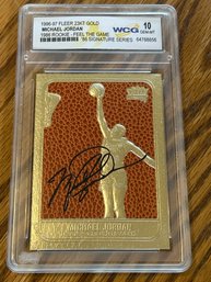 1996-97 Fleer Michael Jordan 23KT Gold Card WCG 10