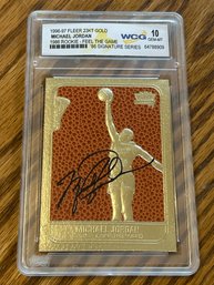 1996-97 Fleer Michael Jordan 23KT Gold Card WCG 10