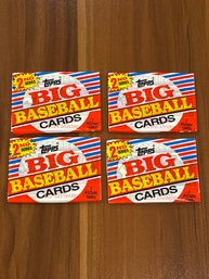 1988 Topps BIG Baseball Cards Series 2 Unopened Packs Lot Of (4)